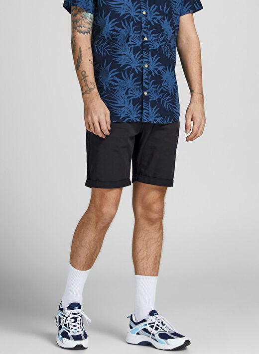 Jack & Jones Normal Siyah Erkek Şort 12201546_JPSTRICK JJORIGINAL 2