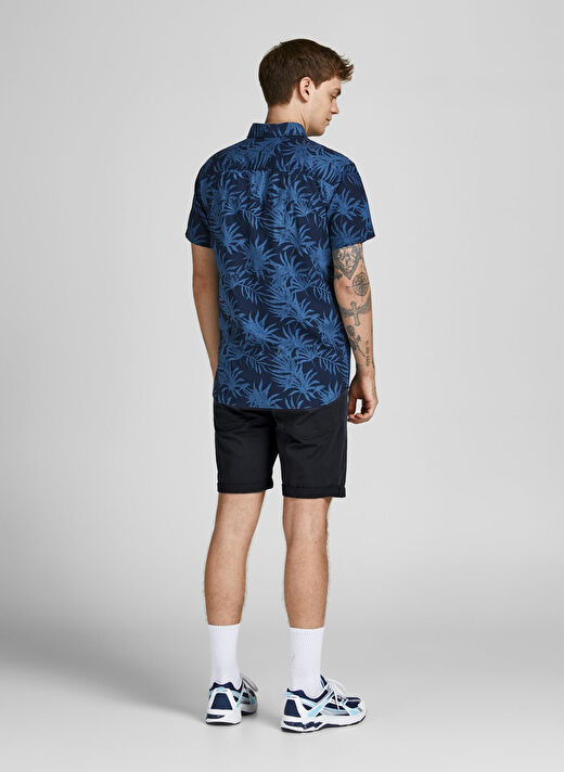Jack & Jones Normal Siyah Erkek Şort 12201546_JPSTRICK JJORIGINAL 4