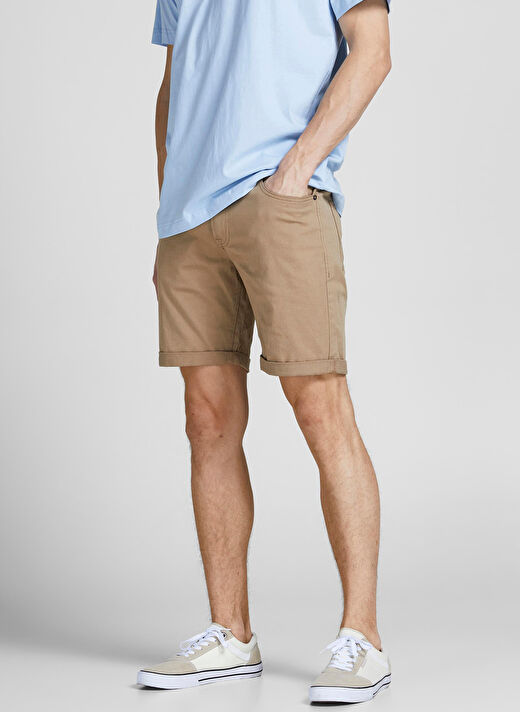 Jack & Jones Normal Krem Erkek Şort 12201546_JPSTRICK JJORIGINAL 3