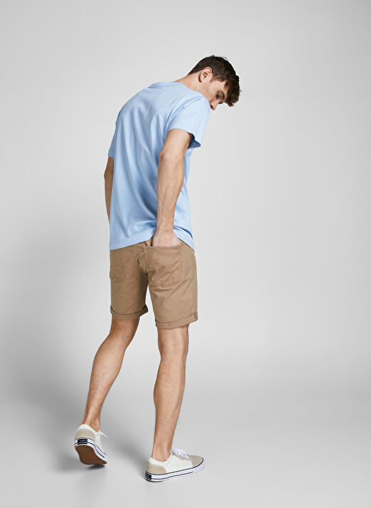 Jack & Jones Normal Krem Erkek Şort 12201546_JPSTRICK JJORIGINAL 4