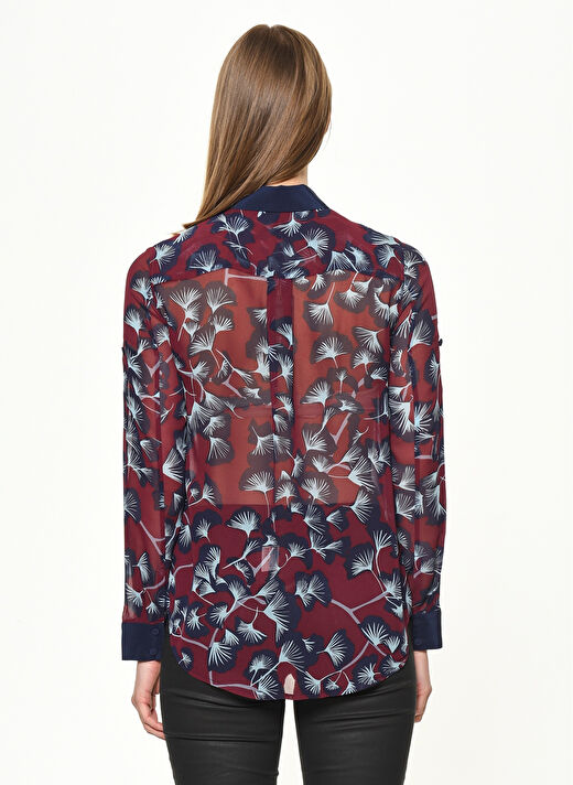 Bcbgmaxazria Bordo Kadın Bluz PYY1X431 3