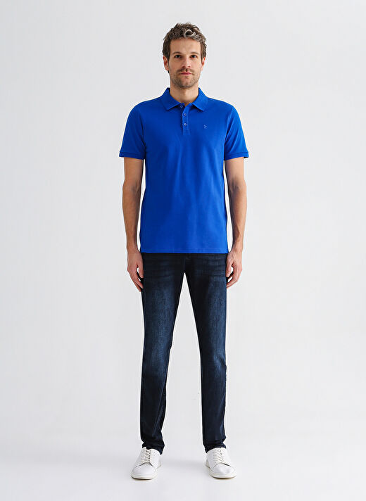 Fabrika Comfort Polo Yaka Düz Saks Erkek T-Shirt NOBRO K CEPSIZ 3