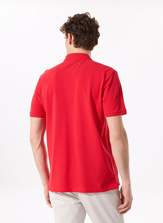 Fabrika Comfort Kırmızı Erkek Basic %100 Pamuk Polo T-Shirt CM NOBRO K CEPSIZ 4