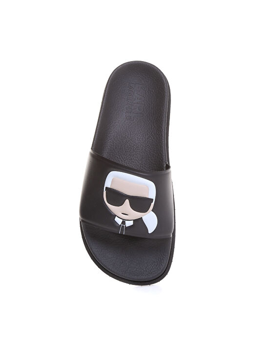 Karl Lagerfeld Siyah Kadın Terlik KL80975 4