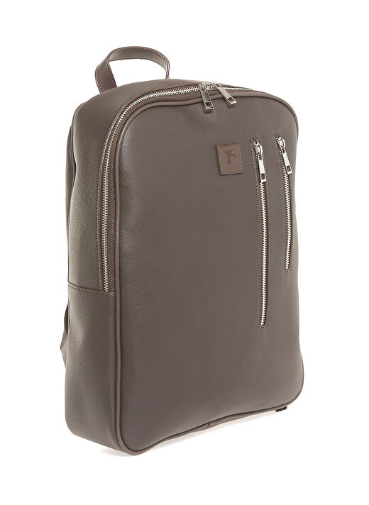 Fabrika Kahve Erkek 32x38x9 cm Sırt Çantası 01FB1030-KH   2