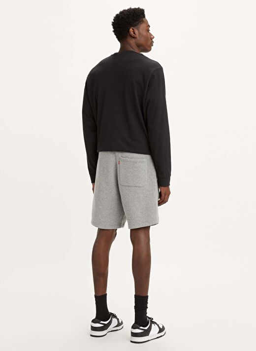 Levis Normal Gri Erkek Şort LEVIS SWEATSHORTS MID TONE G H 3