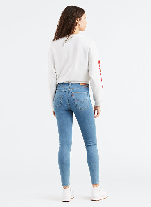 Levis Lacivert Kadın Normal Bel Çok Dar Denim Pantolon 22791-0060 3