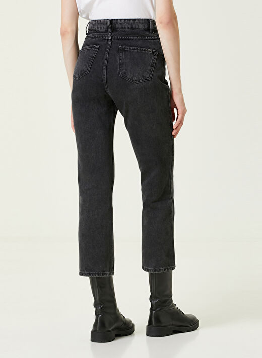 Network Antrasit Kadın Yüksek Bel Denim Pantolon 1085599    4
