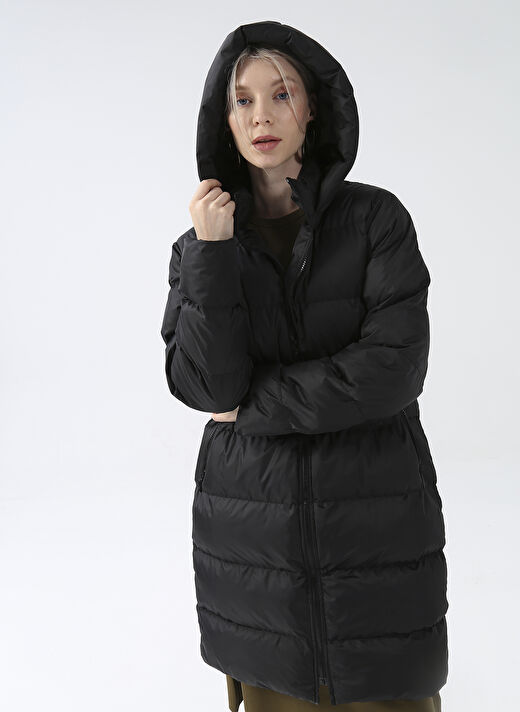 Fabrika Siyah Kadın Mont YN102 3