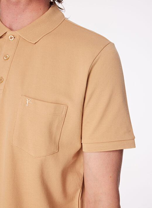 Fabrika Comfort Deve Tüyü Erkek Polo Yaka Basic Polo T-Shirt CM NOBRO K CEPLI 3