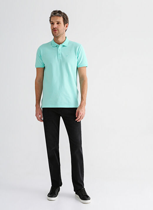Fabrika Comfort Düz Mint Erkek Polo T-Shirt CM NOBRO K CEPSIZ 2