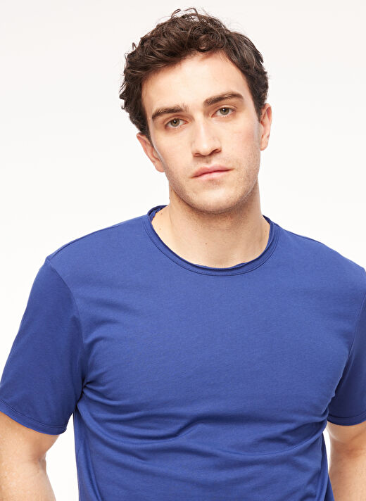 Aeropostale Bisiklet Yaka Düz Lacivert Erkek T-Shirt HARMONIE 3