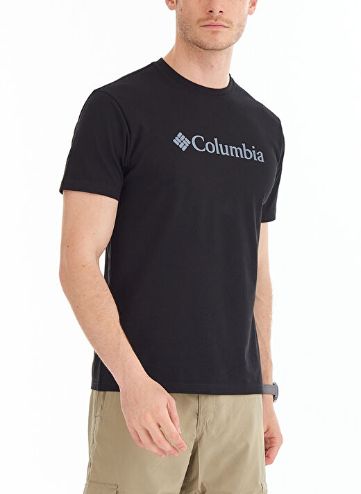 COLUMBIA Siyah Csc M Basıc Bıg Erkek T-Shirt 9110141010 4
