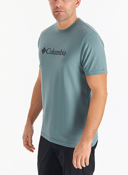COLUMBIA Açık Yeşil Csc M Basıc Bıg Erkek T-Shirt 9110141346 3