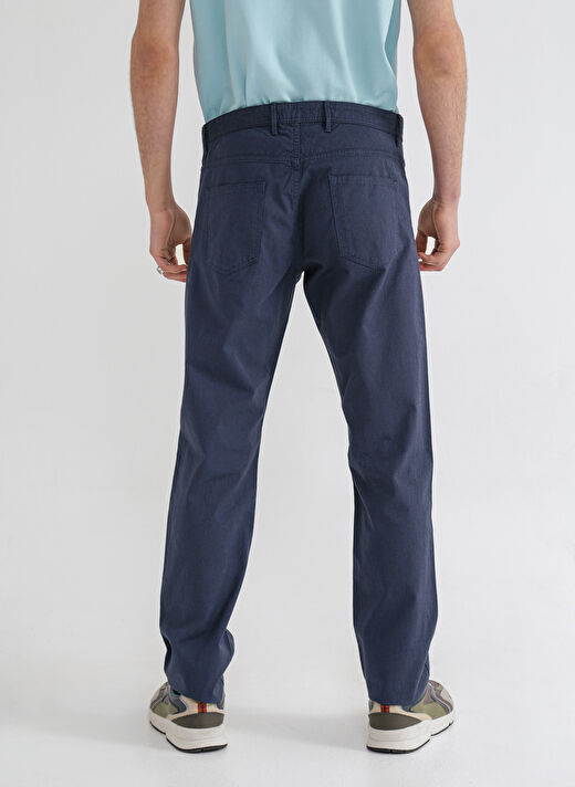 Limon Normal Bel Slim Paça İndigo Erkek Chino Pantolon ODIN 4
