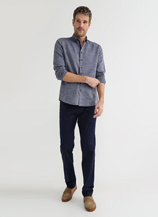 Fabrika Comfort Lacivert Erkek Chino Pantolon CM P 81    1