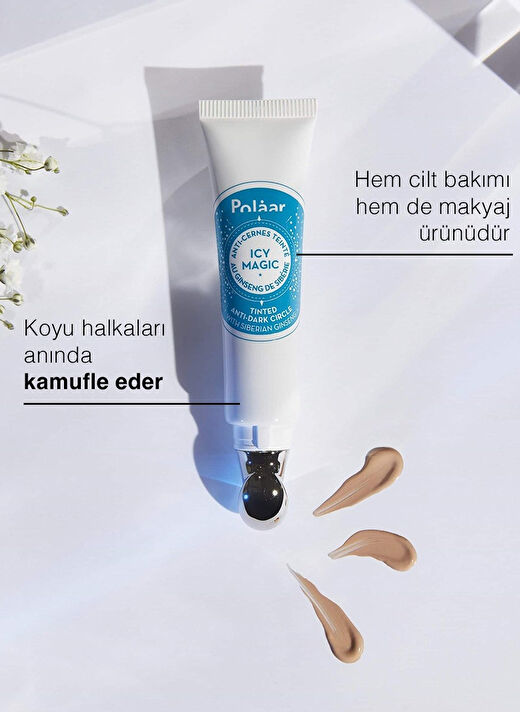 Koyu Halka Karşıtı, Canlandırıcı & Renkli Roll-On Göz Çevresi Bakımı 3