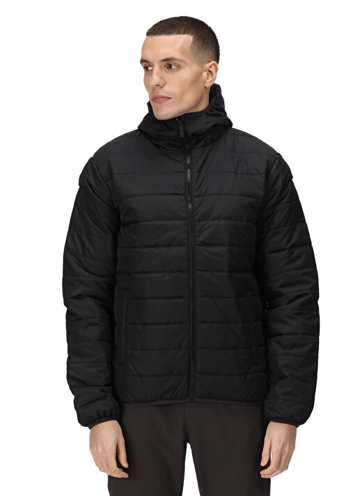 Regatta Siyah Erkek Zip Ceket RMN154 Helfa Zip Ceket 2