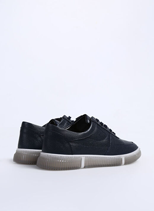 F By Fabrika Lacivert Erkek Deri Sneaker YORKE 3