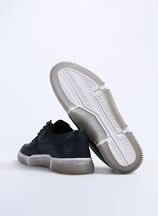 F By Fabrika Lacivert Erkek Deri Sneaker YORKE 4