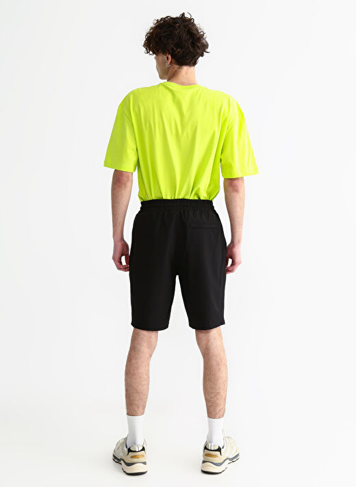 Limon Siyah Erkek Sweat Şort RUNN 4