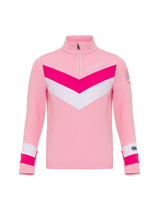 Oxnard OXW3002_CHEVRON-W Pembe Bisiklet Yaka Slim Fit Desenli Kadın Alt İçlik 1