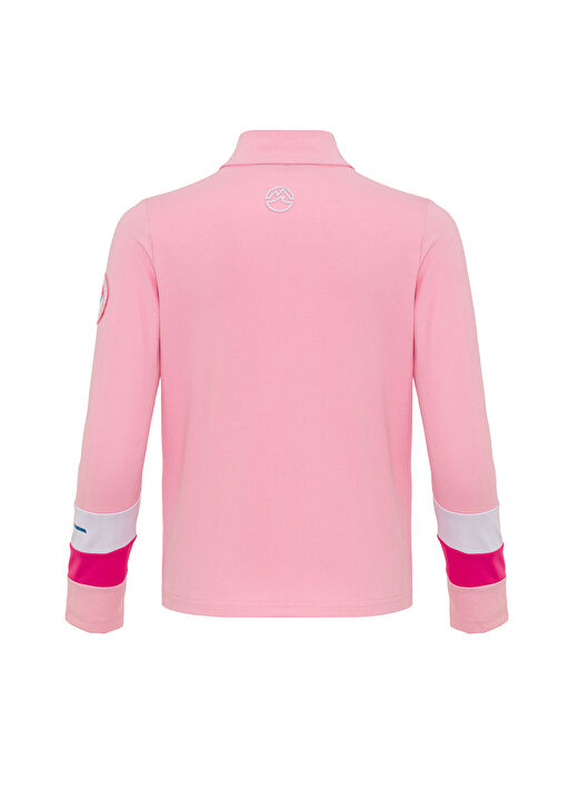 Oxnard OXW3002_CHEVRON-W Pembe Bisiklet Yaka Slim Fit Desenli Kadın Alt İçlik 2