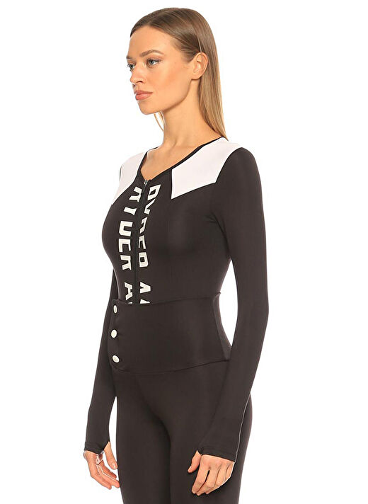 Ryder Act Siyah Kadın Bodysuıt FW BODY 11 2
