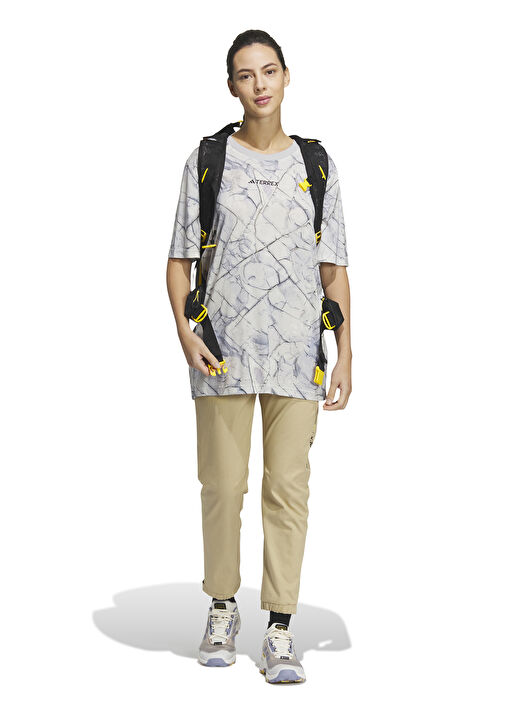 adidas Dar Bej Kadın Eşofman Altı IC4946 W NATGEO TWIL P 1