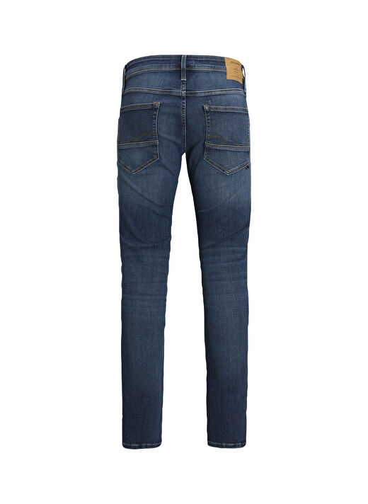 Jack & Jones Lacivert Erkek Dar Paça Slim Fit  Denim Pantolon 12223628_JJIGLENN JJIFOX JOS 547 50 4