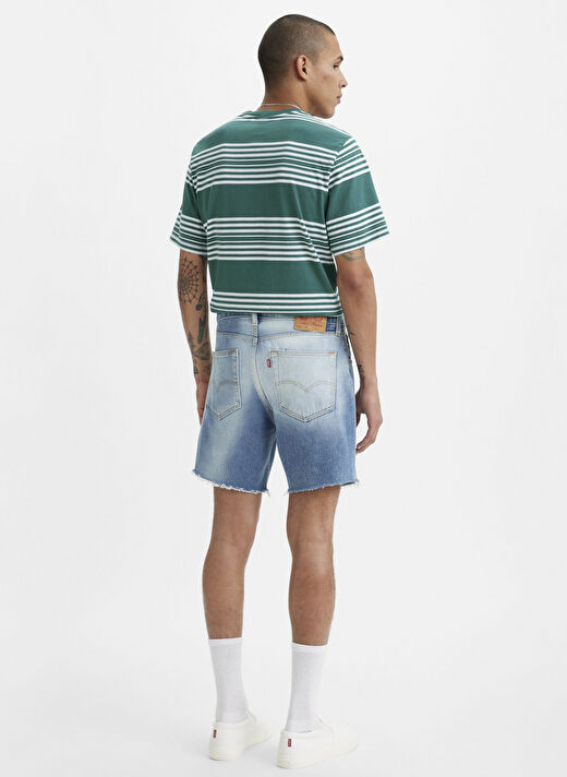 Regular Fit Normal Bel  Lacivert Erkek Denim Şort 7446 85221-0062 501 93 3