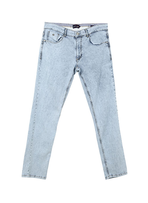 U.S. Polo Assn. Açık Mavi Erkek Düz Paça Relaxed Fit  Denim Pantolon ALVAR23Y-A 1