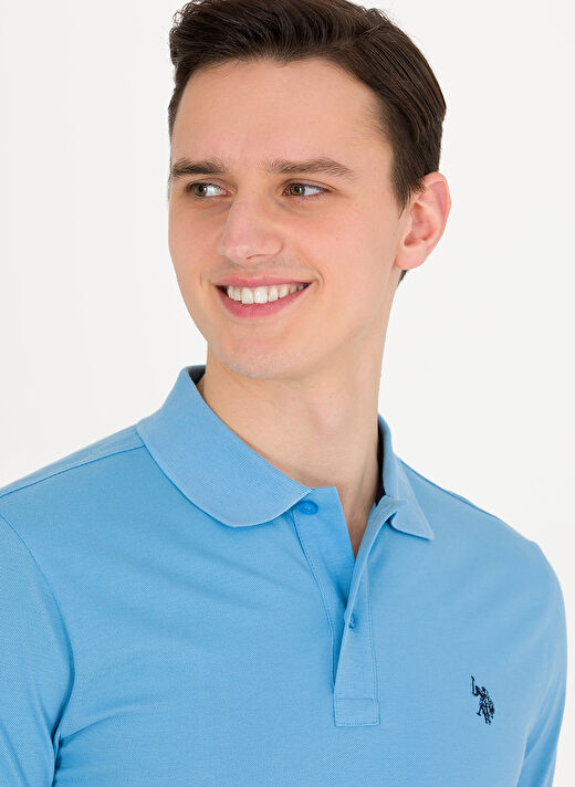 U.S. Polo Assn. Turkuaz Erkek Polo T-Shirt GTP04IY023 2