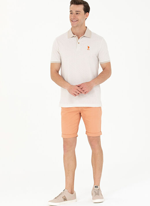U.S. Polo Assn. Polo Yaka Taş Erkek T-Shirt UDINE 4
