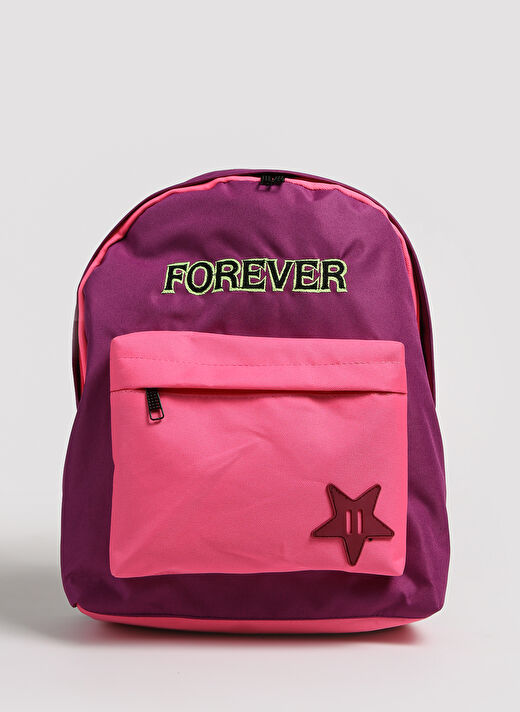 Forever Cultivate Mürdüm-Pembe Kadın Sırt Çantası IM465-1B 1