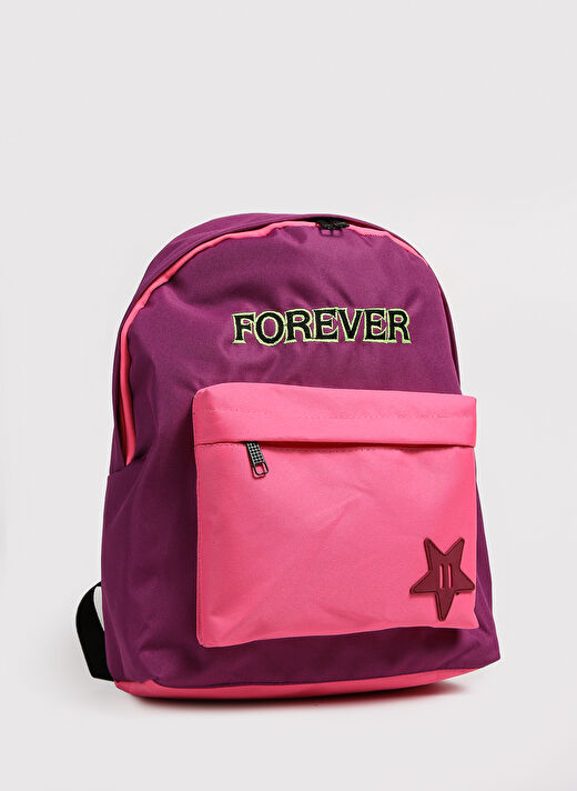 Forever Cultivate Mürdüm-Pembe Kadın Sırt Çantası IM465-1B 2