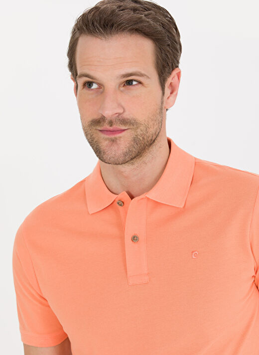 Pierre Cardin Turuncu Erkek Polo T-Shirt EARTH 2