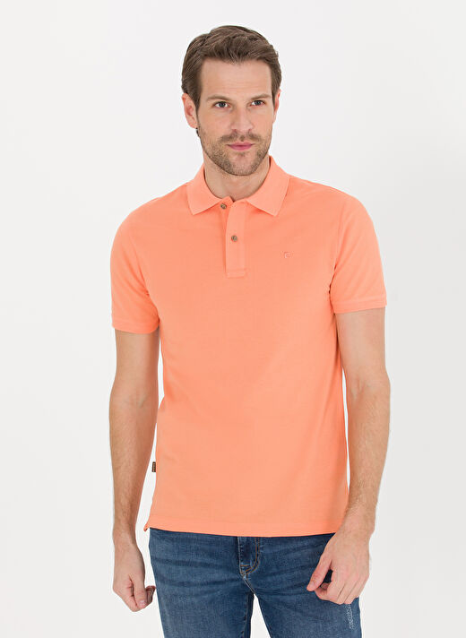 Pierre Cardin Turuncu Erkek Polo T-Shirt EARTH 3