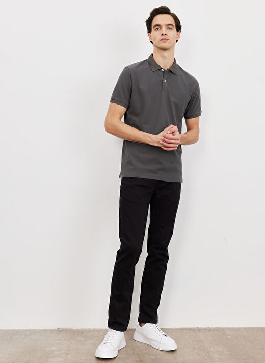 Altınyıldız Classics Antrasit Erkek Polo T-Shirt 4A9000000001 2