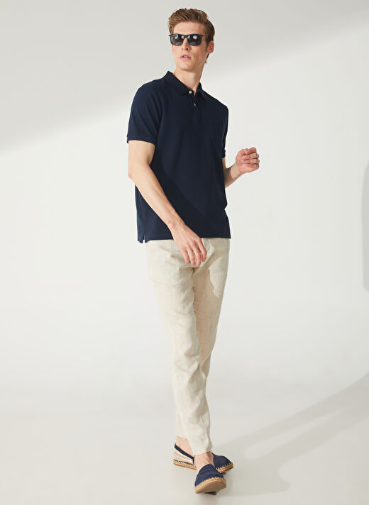 Altınyıldız Classics Comfort Fit Koyu Lacivert Erkek Polo T-Shirt 4A9000000002 3