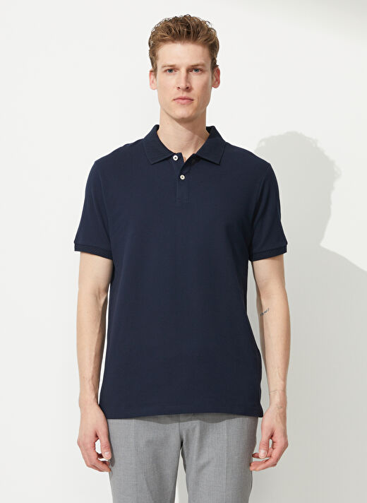 Altınyıldız Classics Koyu Lacivert Erkek Polo T-Shirt 4A9000000001 1