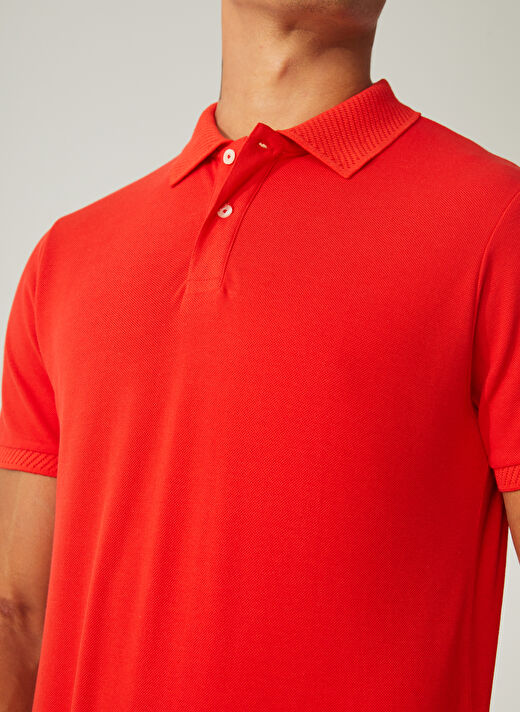 Altınyıldız Classics Nar Çiçeği Erkek Polo T-Shirt 4A9000000001 3