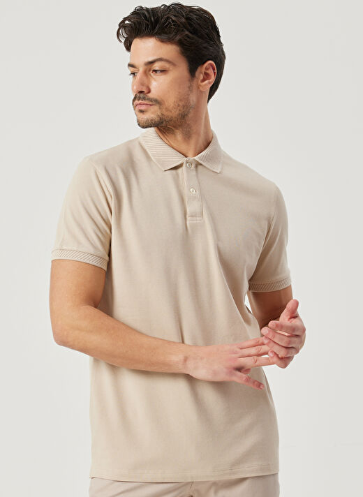 Altınyıldız Classics Koyu Sarı Erkek Polo T-Shirt 4A9000000001 1