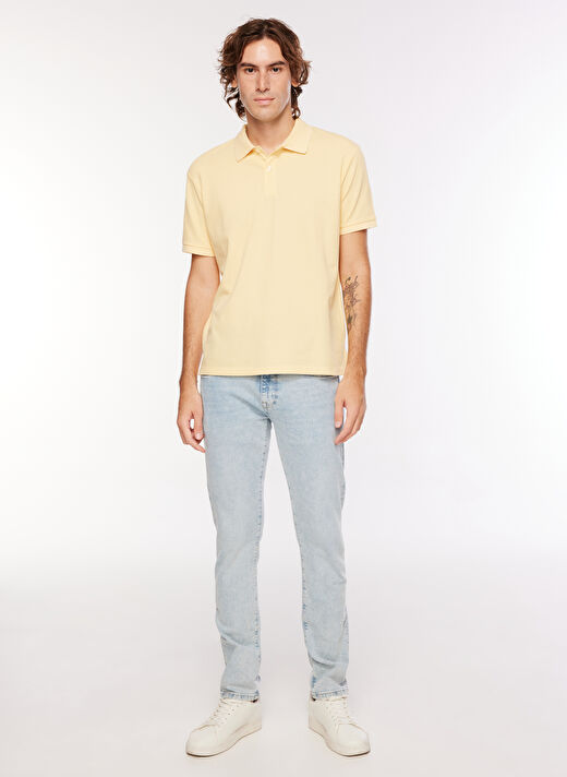 Altınyıldız Classics Polo Yaka Sarı Erkek T-Shirt 4A9000000001 2