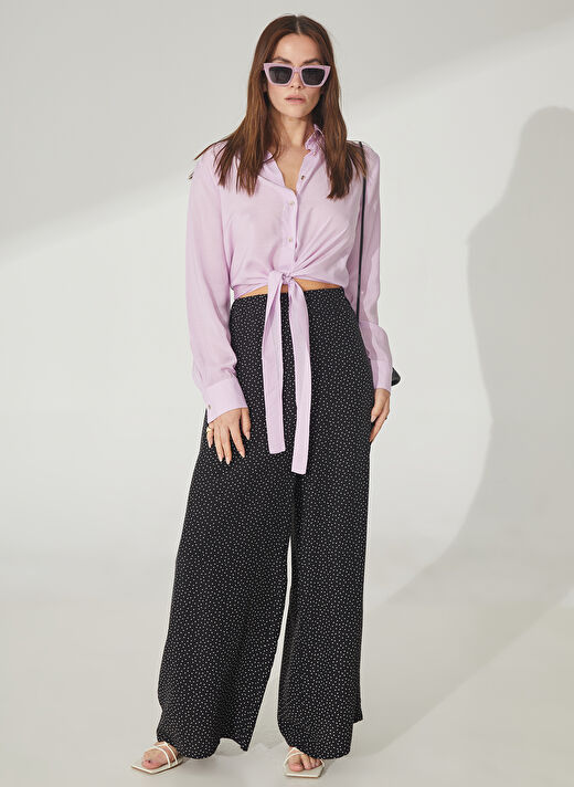 Pierre Cardin Regular Fit Gömlek Yaka Düz Pembe Kadın Gömlek LISA 1
