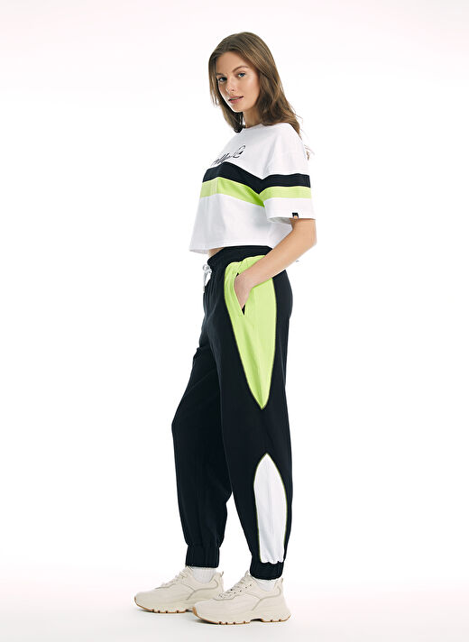 Ellesse Siyah Kadın Uzun Eşofman Altı EF004-BK  2
