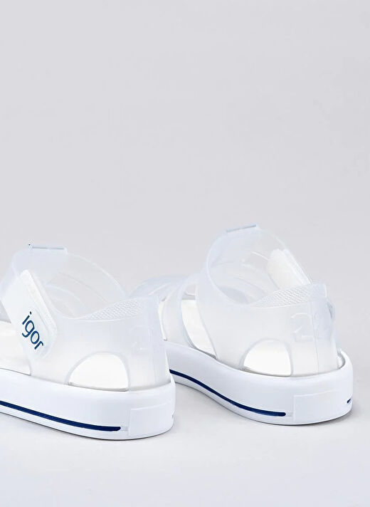 Igor Beyaz Kız Bebek Sandalet S10171 STAR       3