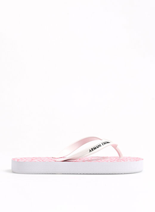 Armani Exchange Beyaz-Pembe Kadın Sandalet XDQ010XV700S606 1