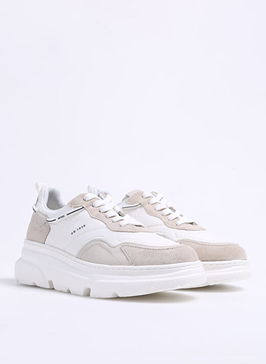Greyder Beyaz Kadın Deri - Kumaş Sneaker 3Y2SA32540 2
