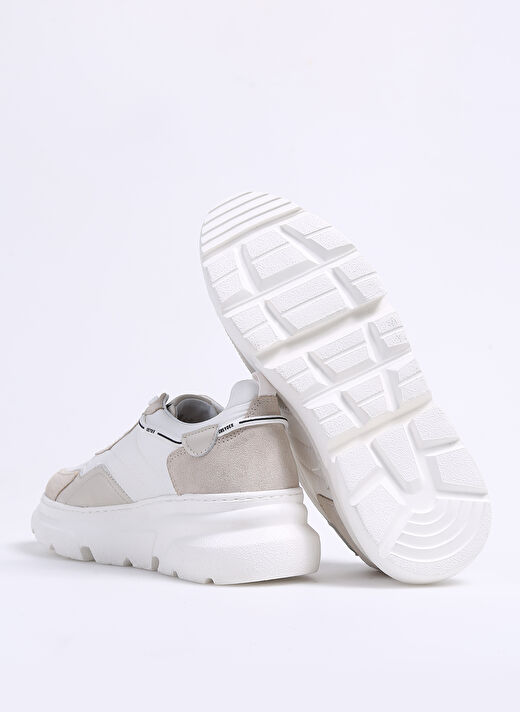 Greyder Beyaz Kadın Deri - Kumaş Sneaker 3Y2SA32540 4